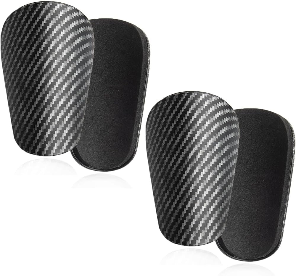 mini carbon fibre print shin pad